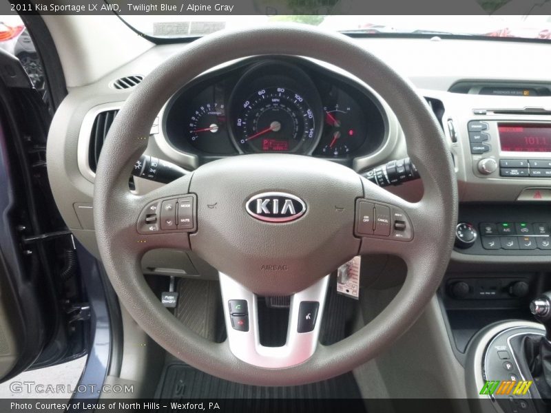 Twilight Blue / Alpine Gray 2011 Kia Sportage LX AWD