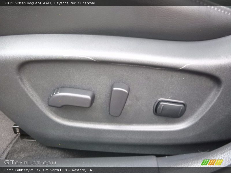 Cayenne Red / Charcoal 2015 Nissan Rogue SL AWD