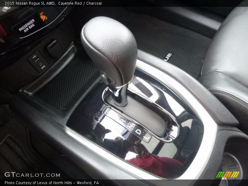 Cayenne Red / Charcoal 2015 Nissan Rogue SL AWD
