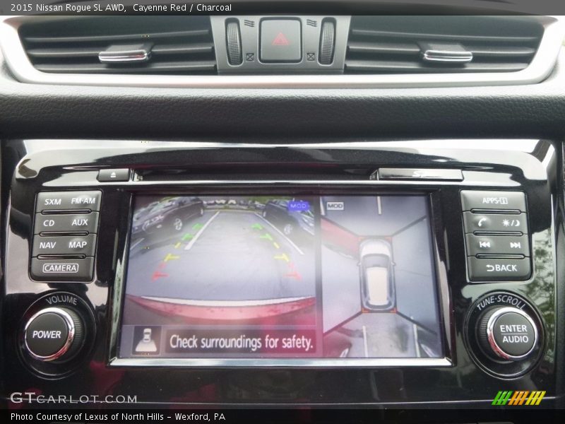 Cayenne Red / Charcoal 2015 Nissan Rogue SL AWD