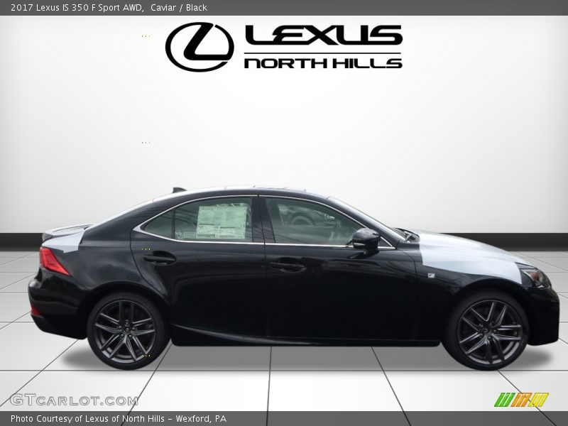 Caviar / Black 2017 Lexus IS 350 F Sport AWD