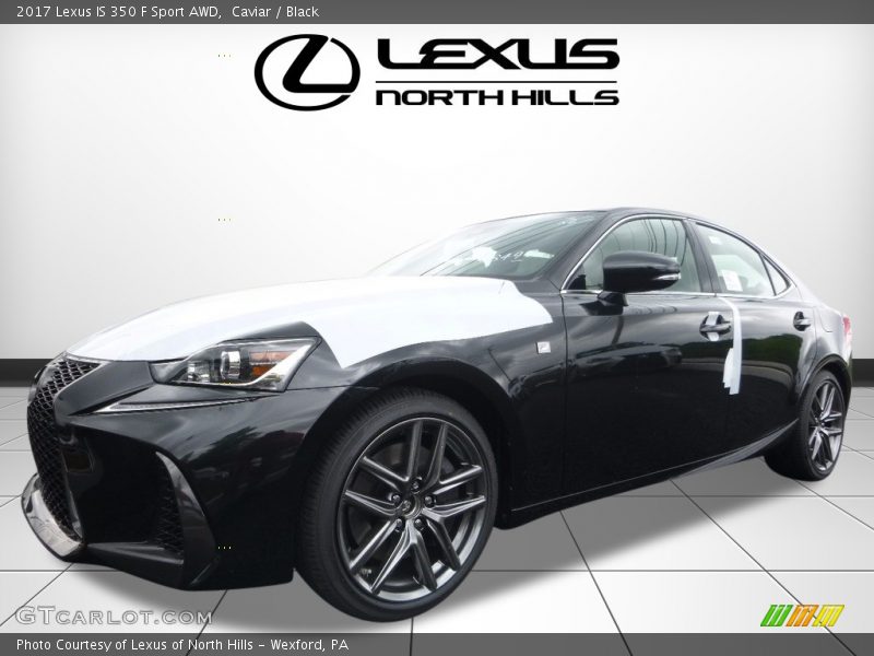 Caviar / Black 2017 Lexus IS 350 F Sport AWD