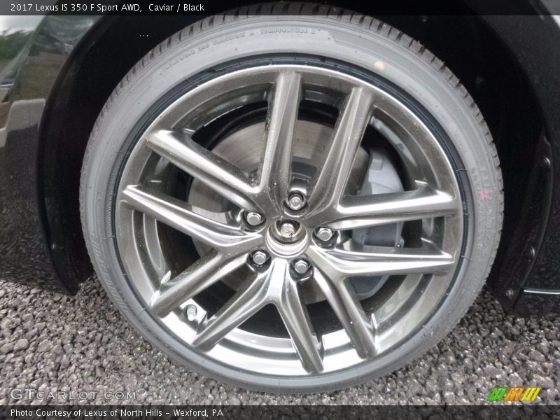Caviar / Black 2017 Lexus IS 350 F Sport AWD
