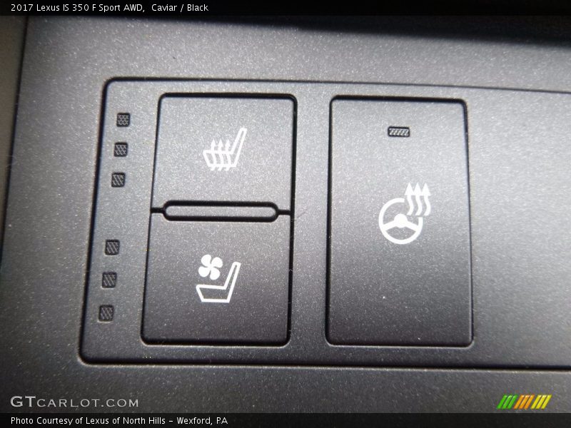 Caviar / Black 2017 Lexus IS 350 F Sport AWD