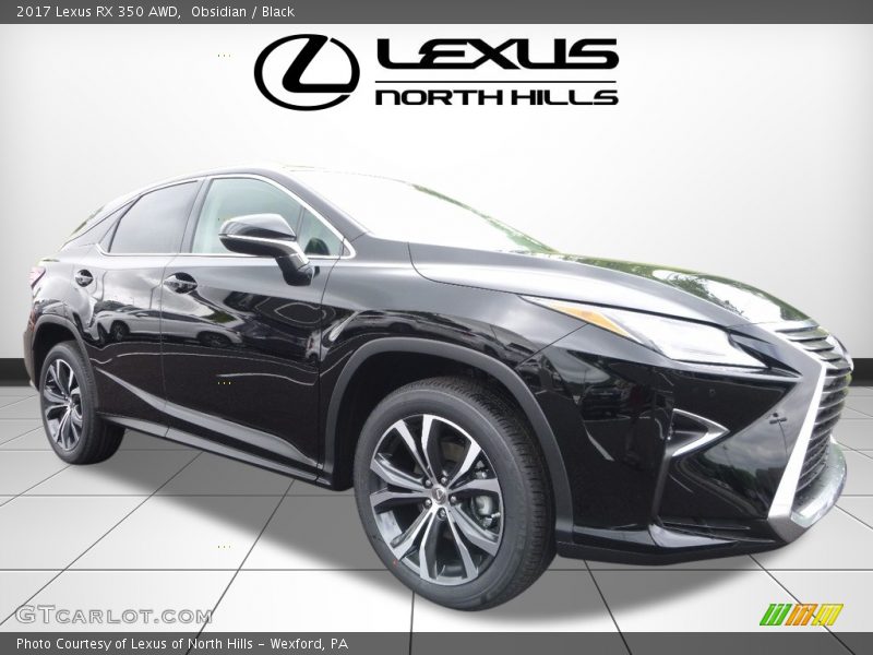 Obsidian / Black 2017 Lexus RX 350 AWD
