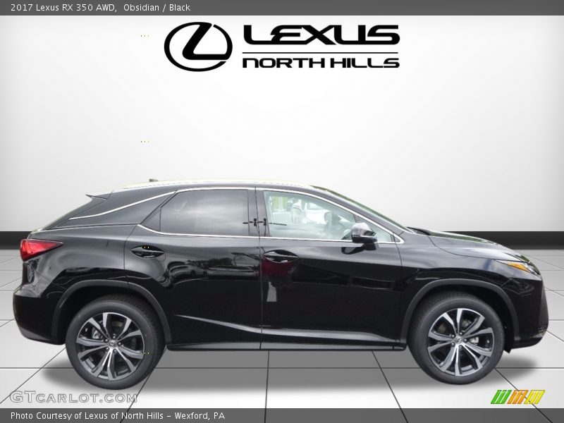 Obsidian / Black 2017 Lexus RX 350 AWD