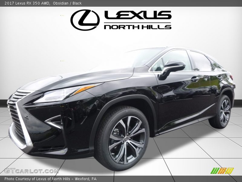 Obsidian / Black 2017 Lexus RX 350 AWD
