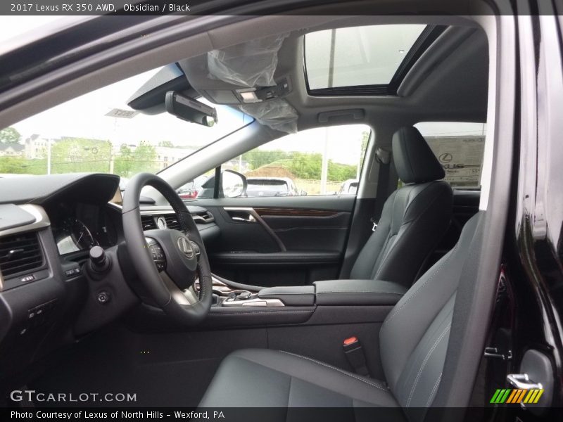 Obsidian / Black 2017 Lexus RX 350 AWD