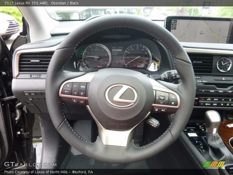 Obsidian / Black 2017 Lexus RX 350 AWD