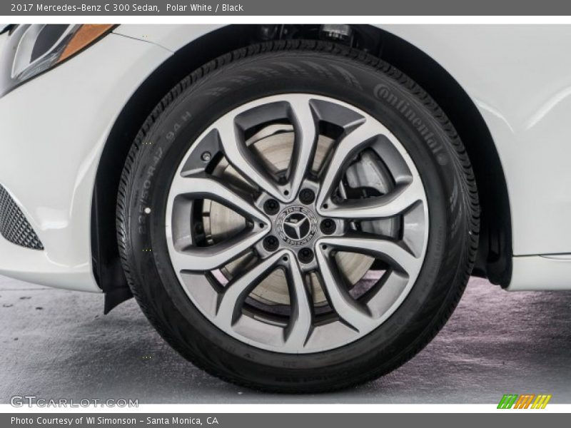 Polar White / Black 2017 Mercedes-Benz C 300 Sedan