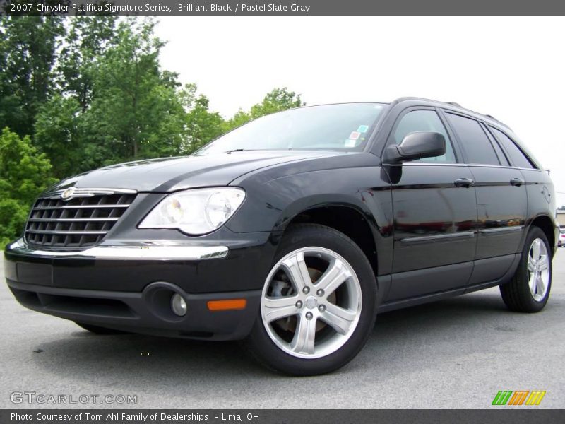 Brilliant Black / Pastel Slate Gray 2007 Chrysler Pacifica Signature Series