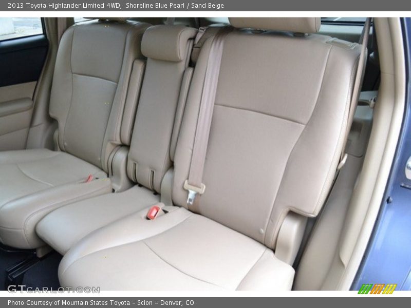 Shoreline Blue Pearl / Sand Beige 2013 Toyota Highlander Limited 4WD