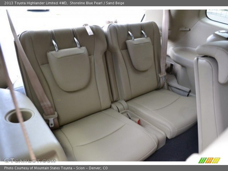 Shoreline Blue Pearl / Sand Beige 2013 Toyota Highlander Limited 4WD