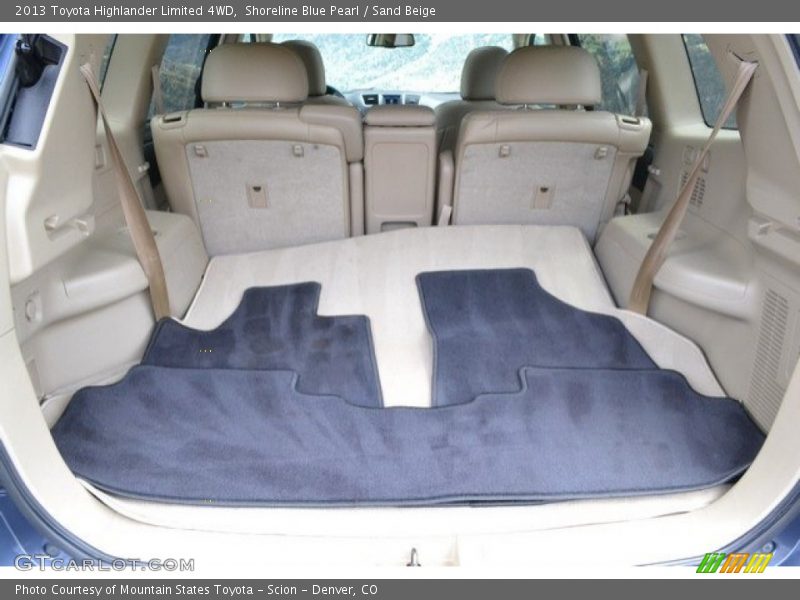 Shoreline Blue Pearl / Sand Beige 2013 Toyota Highlander Limited 4WD