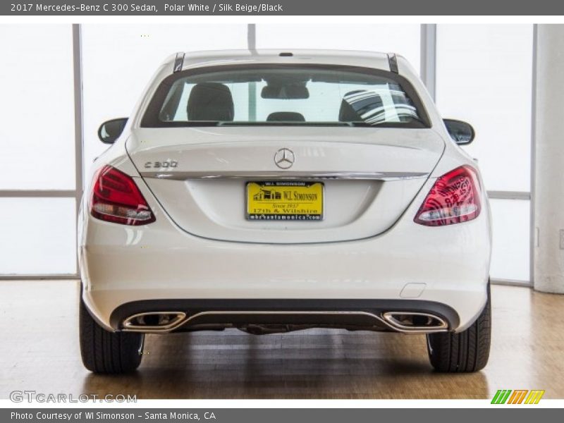 Polar White / Silk Beige/Black 2017 Mercedes-Benz C 300 Sedan