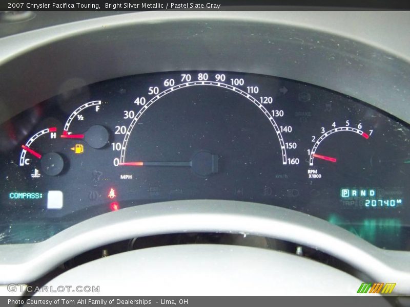 Bright Silver Metallic / Pastel Slate Gray 2007 Chrysler Pacifica Touring
