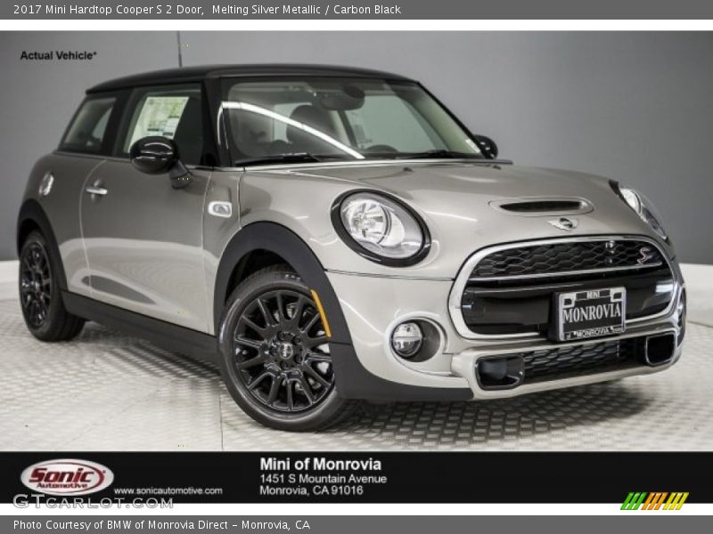 Melting Silver Metallic / Carbon Black 2017 Mini Hardtop Cooper S 2 Door