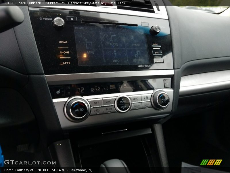 Carbide Gray Metallic / Slate Black 2017 Subaru Outback 2.5i Premium