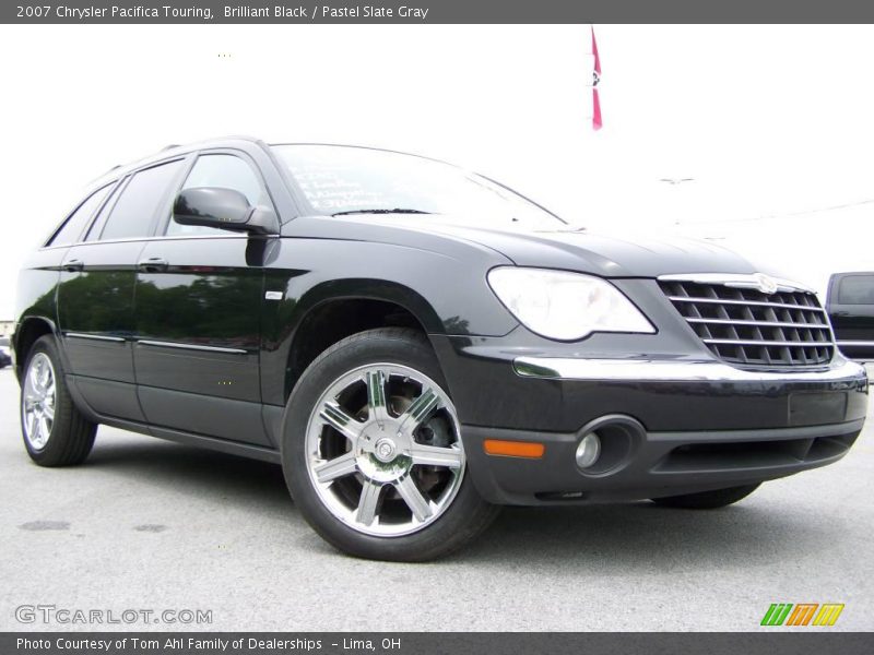 Brilliant Black / Pastel Slate Gray 2007 Chrysler Pacifica Touring