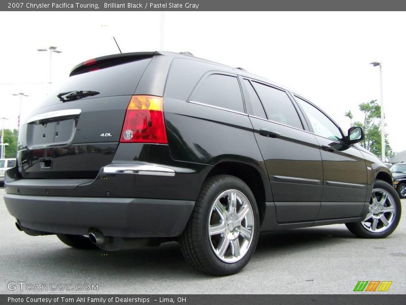 Brilliant Black / Pastel Slate Gray 2007 Chrysler Pacifica Touring