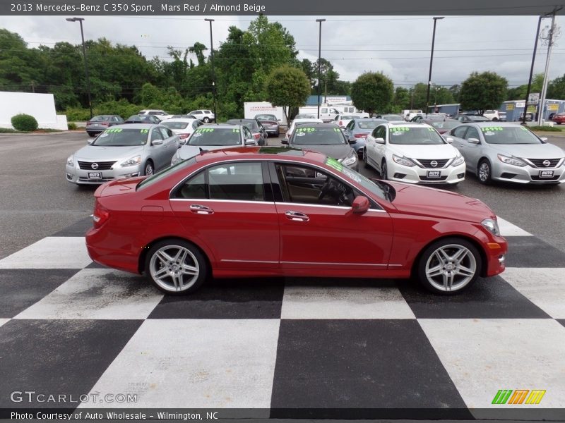 Mars Red / Almond Beige 2013 Mercedes-Benz C 350 Sport