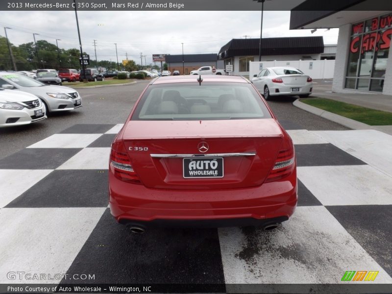 Mars Red / Almond Beige 2013 Mercedes-Benz C 350 Sport