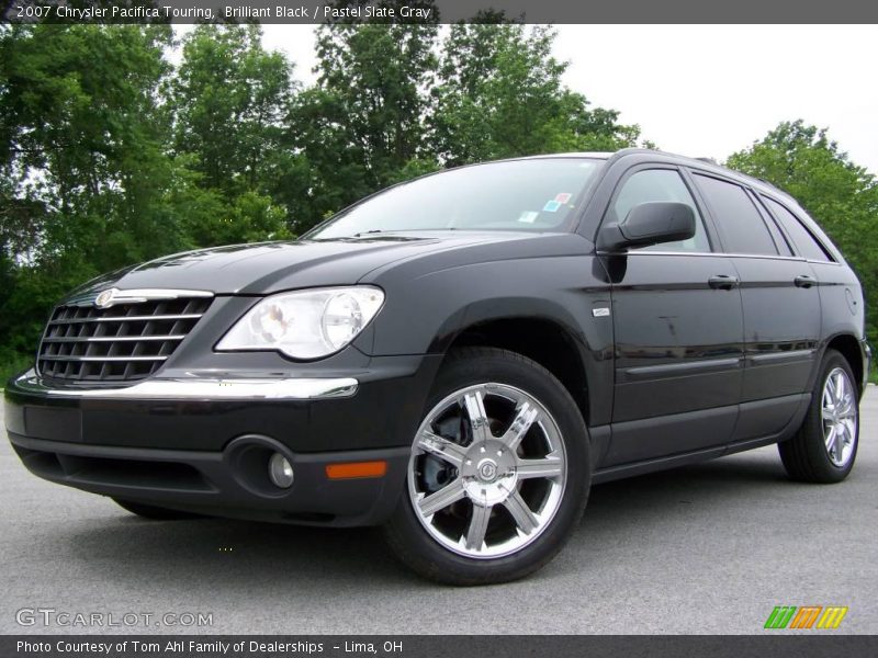 Brilliant Black / Pastel Slate Gray 2007 Chrysler Pacifica Touring