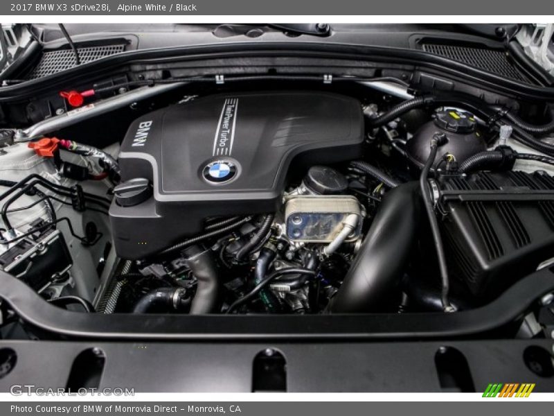 Alpine White / Black 2017 BMW X3 sDrive28i