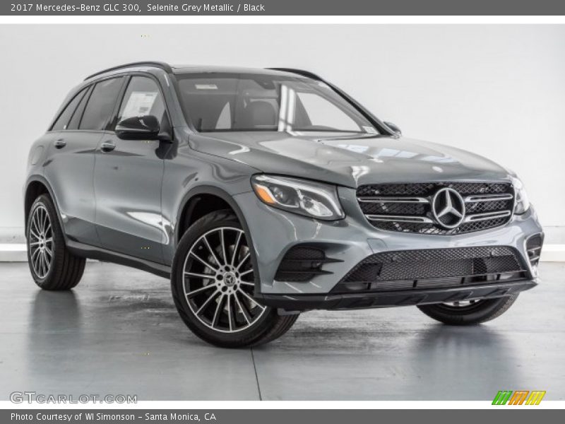 Selenite Grey Metallic / Black 2017 Mercedes-Benz GLC 300