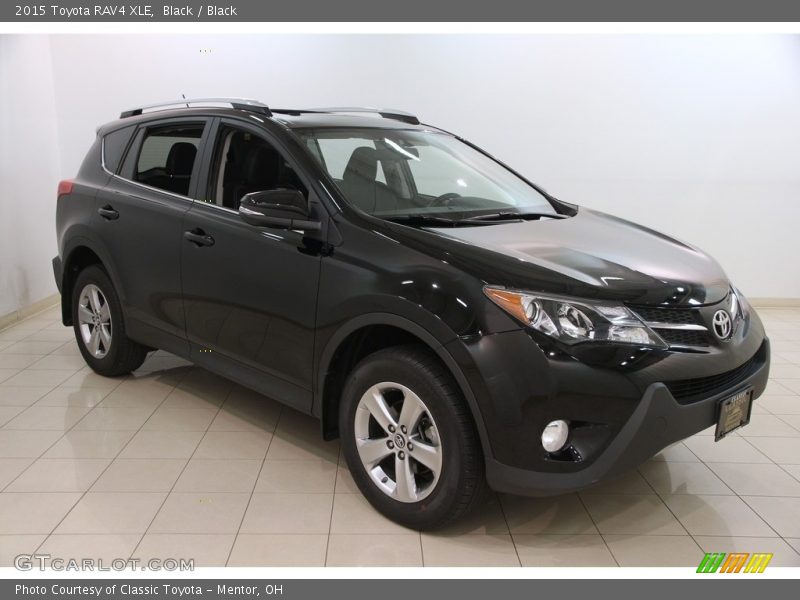 Black / Black 2015 Toyota RAV4 XLE