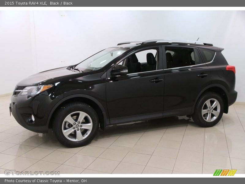 Black / Black 2015 Toyota RAV4 XLE