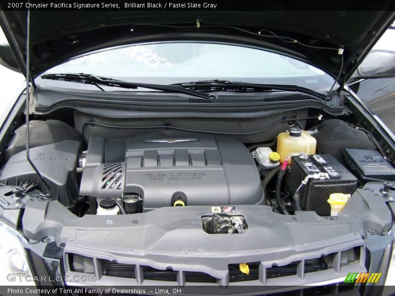 Brilliant Black / Pastel Slate Gray 2007 Chrysler Pacifica Signature Series