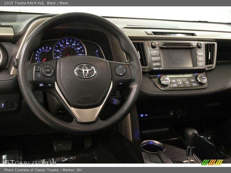 Black / Black 2015 Toyota RAV4 XLE