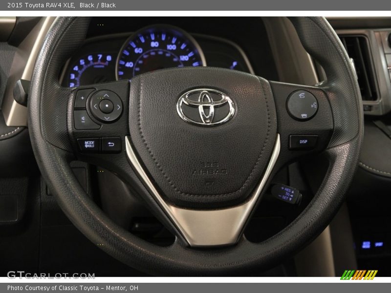 Black / Black 2015 Toyota RAV4 XLE