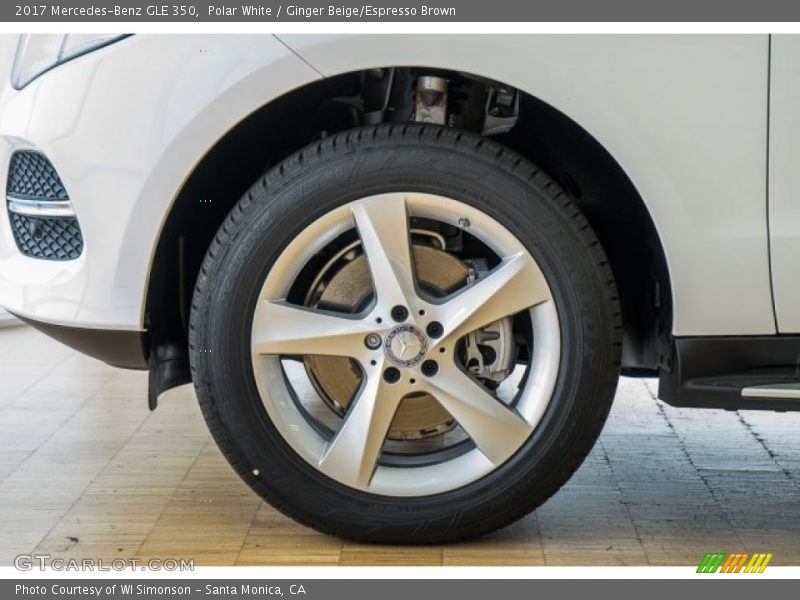 Polar White / Ginger Beige/Espresso Brown 2017 Mercedes-Benz GLE 350