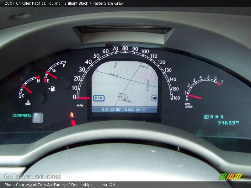 Brilliant Black / Pastel Slate Gray 2007 Chrysler Pacifica Touring