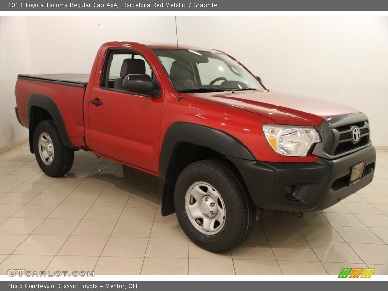 Barcelona Red Metallic / Graphite 2013 Toyota Tacoma Regular Cab 4x4