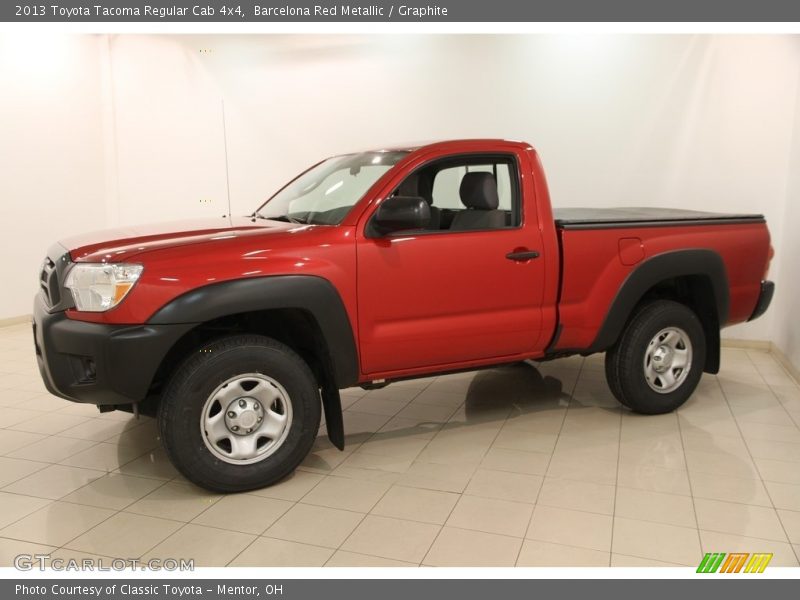 Barcelona Red Metallic / Graphite 2013 Toyota Tacoma Regular Cab 4x4
