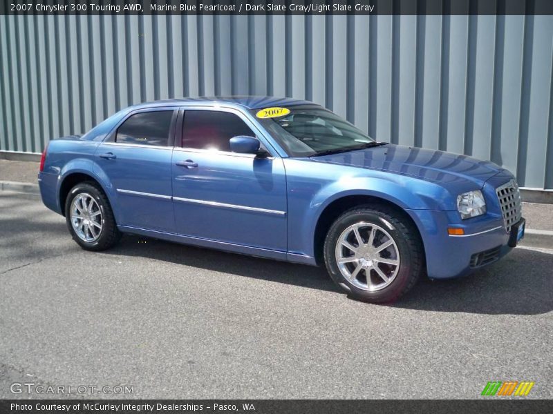 Marine Blue Pearlcoat / Dark Slate Gray/Light Slate Gray 2007 Chrysler 300 Touring AWD