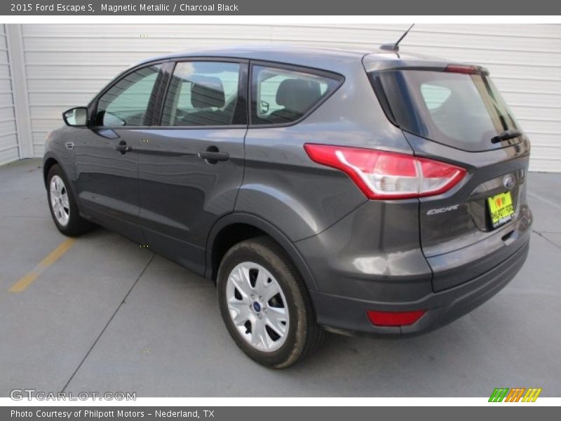 Magnetic Metallic / Charcoal Black 2015 Ford Escape S