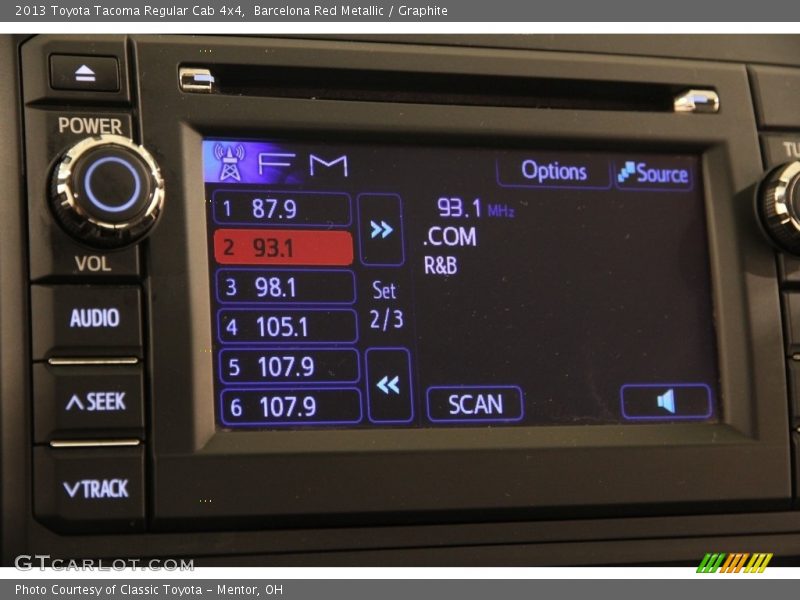 Barcelona Red Metallic / Graphite 2013 Toyota Tacoma Regular Cab 4x4