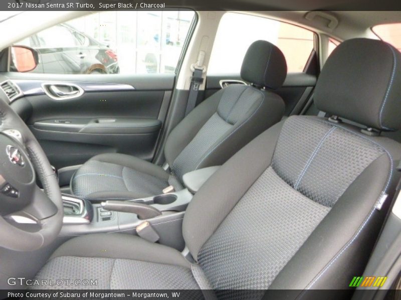  2017 Sentra SR Turbo Charcoal Interior
