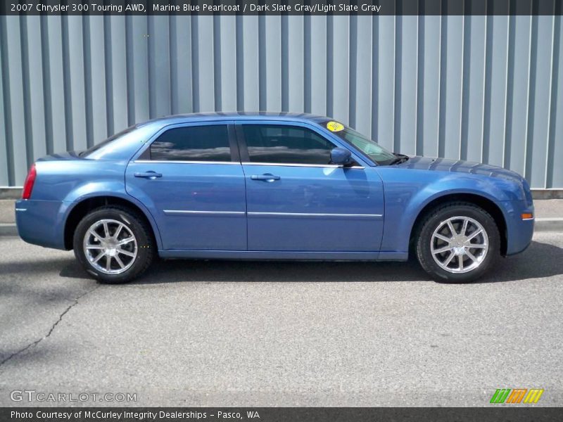 Marine Blue Pearlcoat / Dark Slate Gray/Light Slate Gray 2007 Chrysler 300 Touring AWD