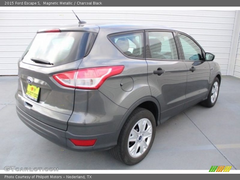 Magnetic Metallic / Charcoal Black 2015 Ford Escape S