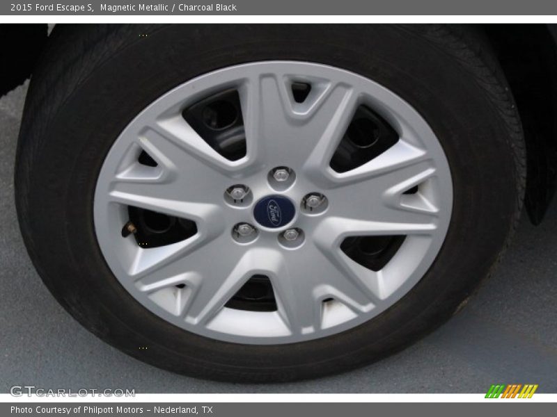 Magnetic Metallic / Charcoal Black 2015 Ford Escape S
