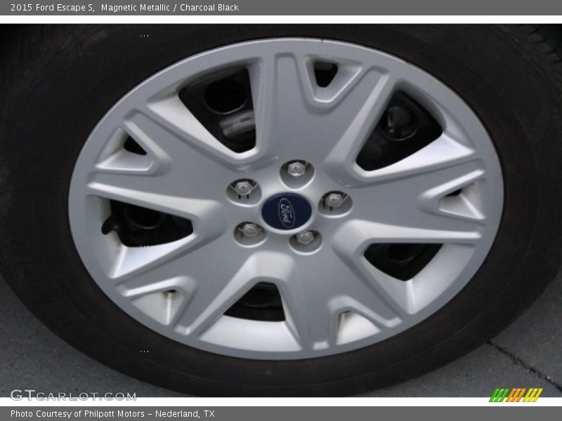 Magnetic Metallic / Charcoal Black 2015 Ford Escape S
