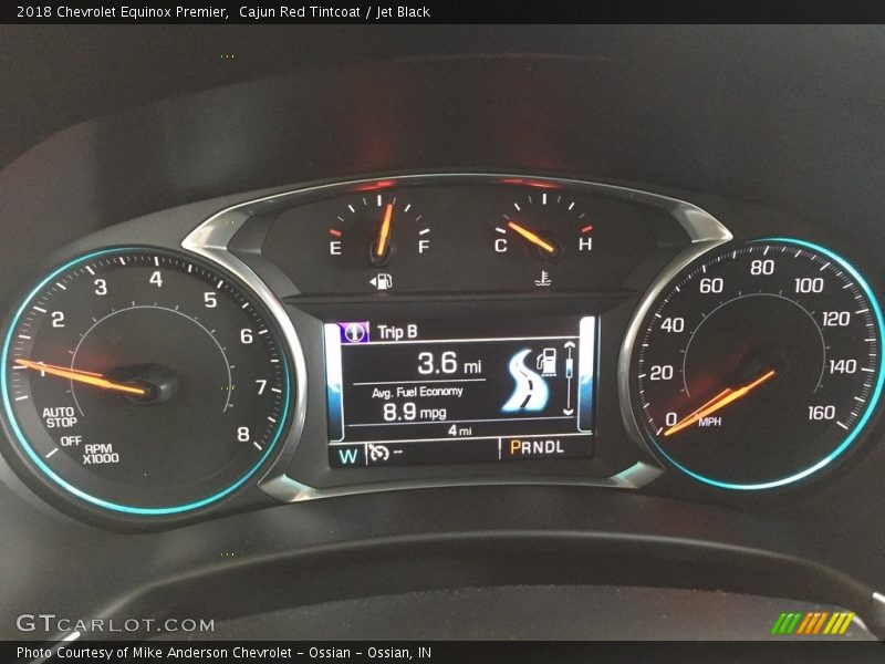  2018 Equinox Premier Premier Gauges