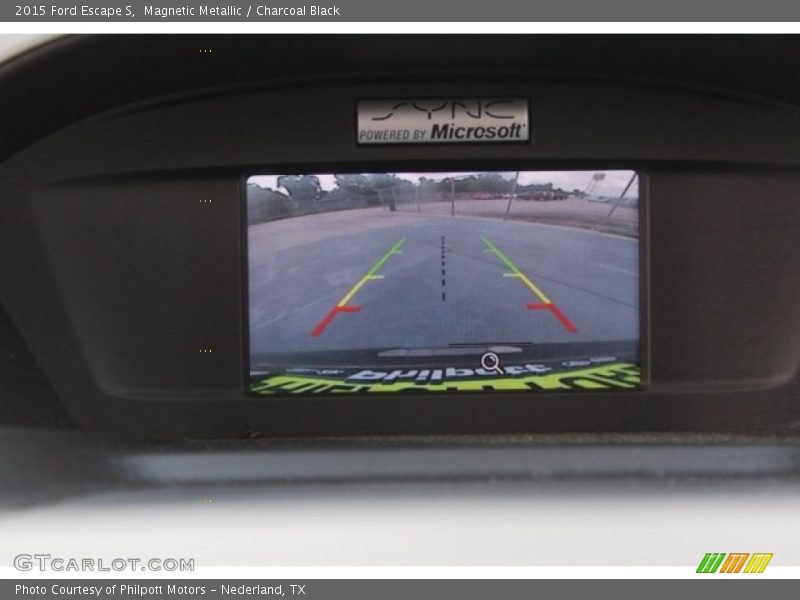 Magnetic Metallic / Charcoal Black 2015 Ford Escape S