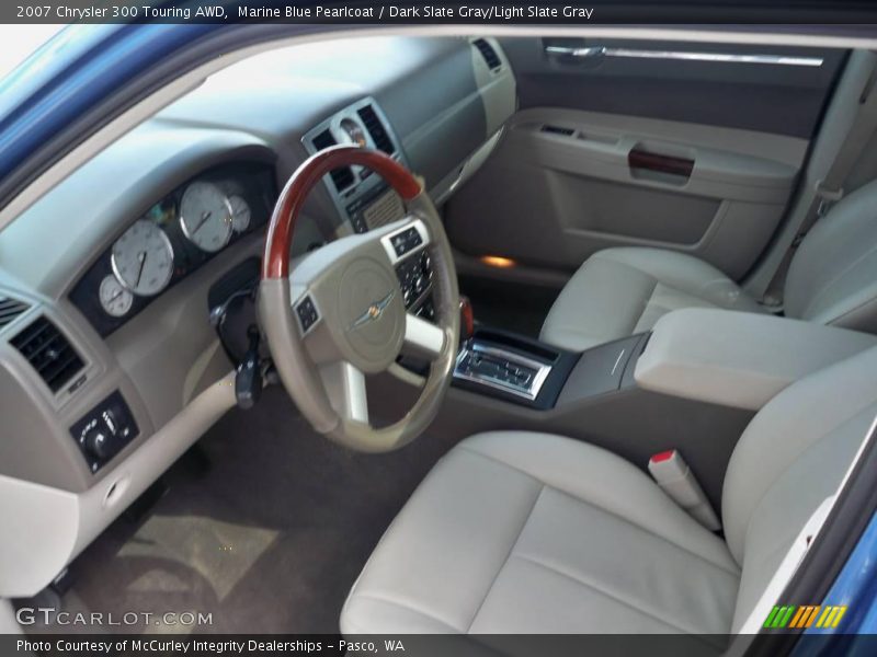 Marine Blue Pearlcoat / Dark Slate Gray/Light Slate Gray 2007 Chrysler 300 Touring AWD