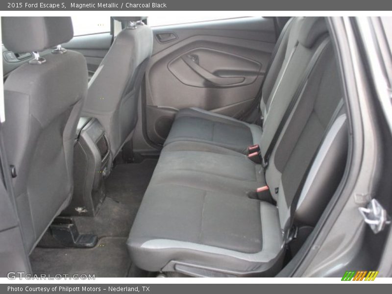 Magnetic Metallic / Charcoal Black 2015 Ford Escape S